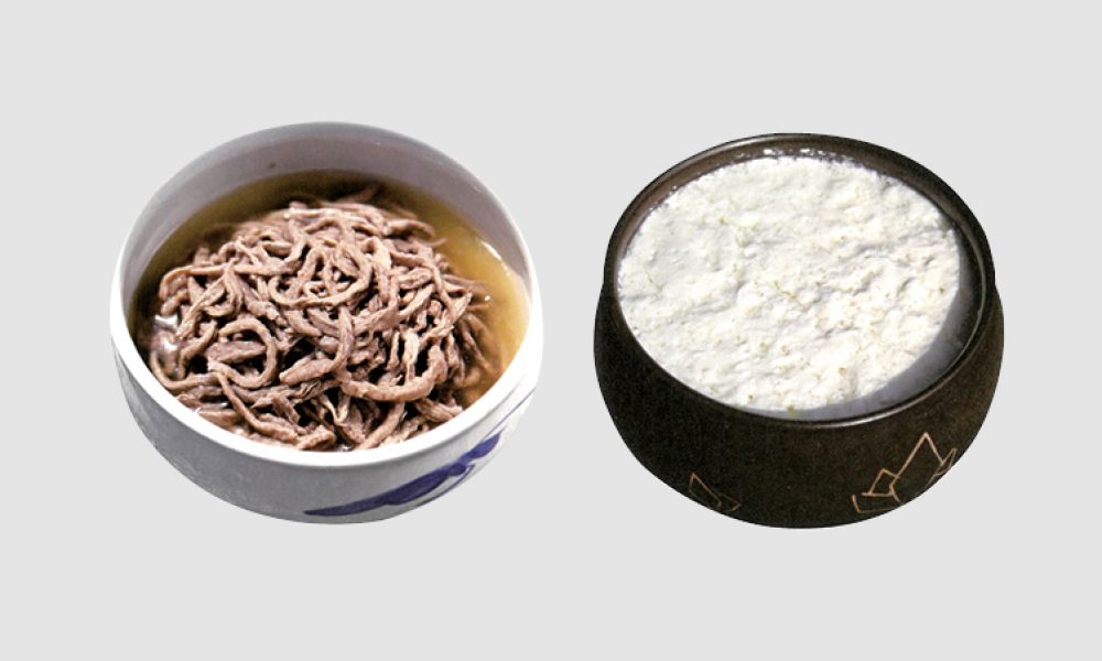 『수운잡방』에 수록된 고기국수인 육면과 발효음료인 타락